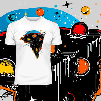 Boundless Universe Melting Abstract Shirt - Kuzi Tees