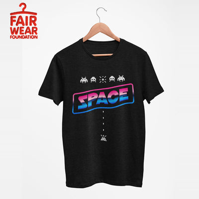 Space Invaders Game Screen Cool Retro Shirt - Kuzi Tees