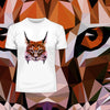 Low Poly Triangular Lynx Head Polygonal Trendy Style - Kuzi Tees