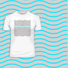 Modern Geometric Elements - Line Dots & Shapes Printed t-shirts Unisex Sample 14 - Kuzi Tees
