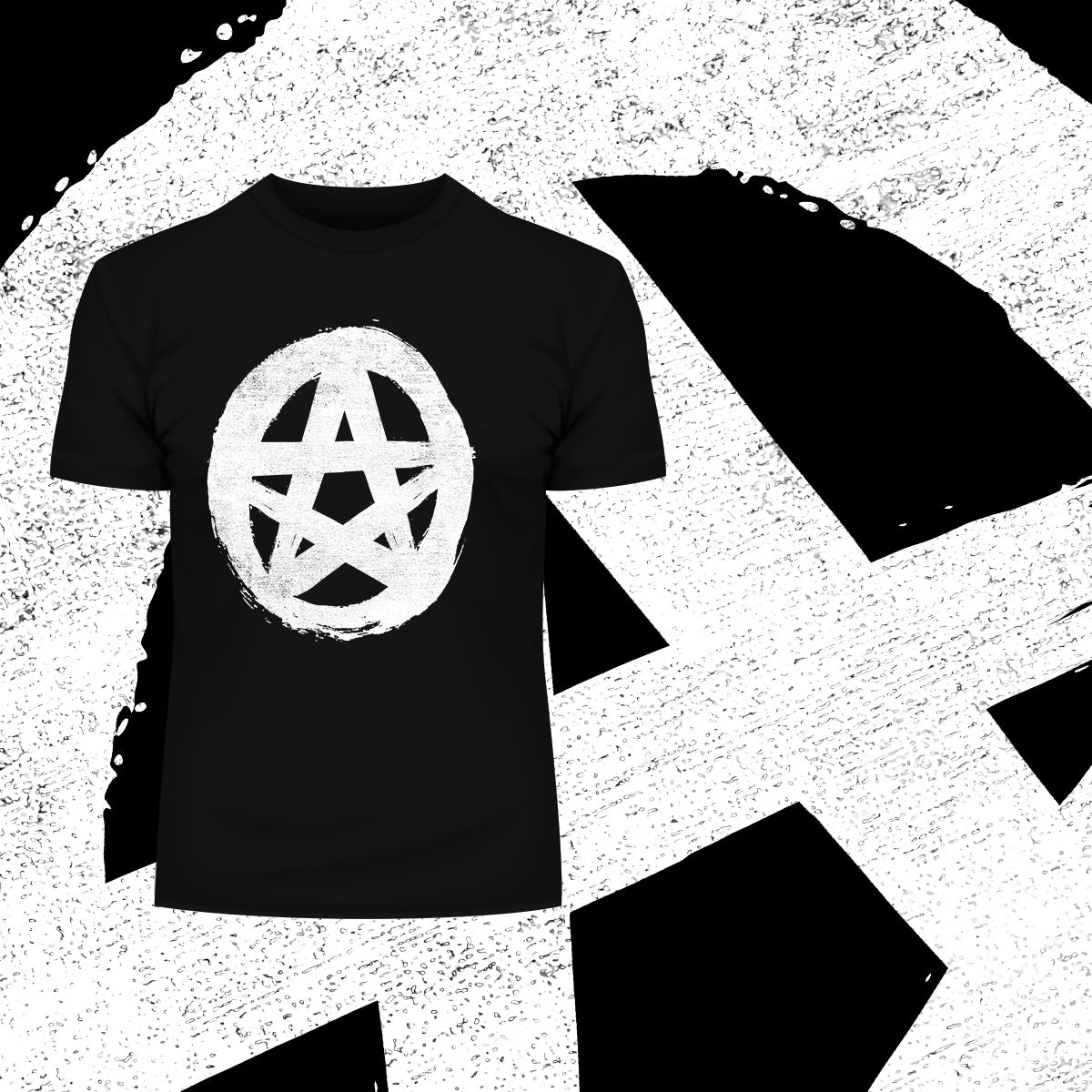 Pentagram Occult Mystic Dark Symbol T-Shirt - Kuzi Tees