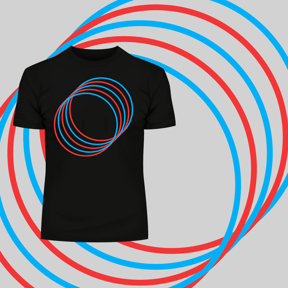 Modern Geometric Elements - Line Dots & Shapes Printed t-shirts Unisex Sample 18 - Kuzi Tees