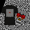 Halloween Death Maze Male Female Unisex festive Black White T-shirt - Kuzi Tees