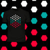 Modern Geometric Elements - Line Dots & Shapes Printed t-shirts Unisex Sample 03 - Kuzi Tees