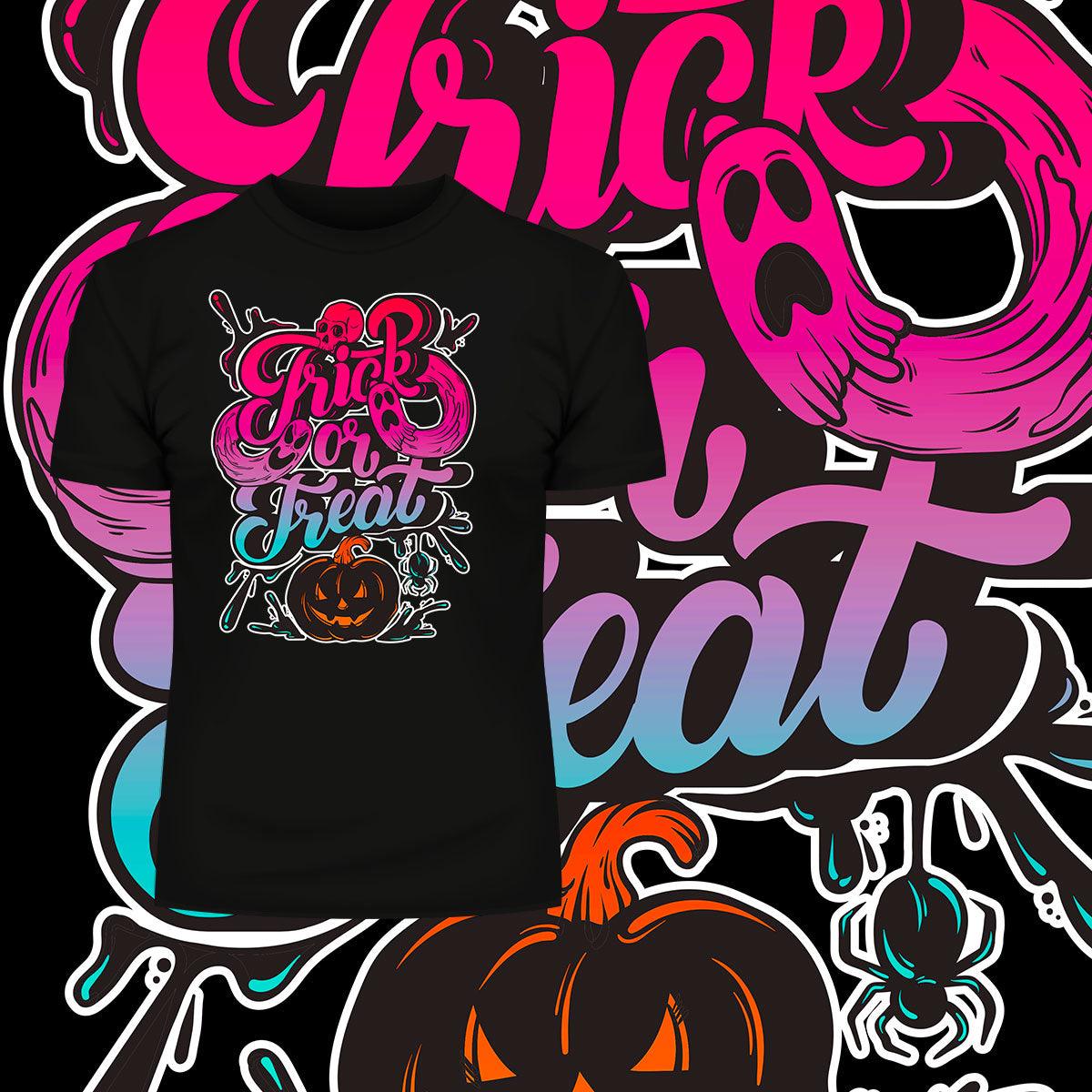 Halloween Trick Or Treat festive t-shirts - Kuzi Tees