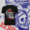 Retro Old Skool - Let's Rock Skull & Guitar - Kuzi Tees