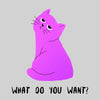 Serious-Looking Kitten - What Do You Want - Kuzi Tees