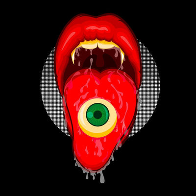 Halloween Eyeball Eater Amazing festive Halloween t-shirts collection - Kuzi Tees