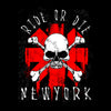 Ride or Die - New York Biker Skull Shirt - Kuzi Tees