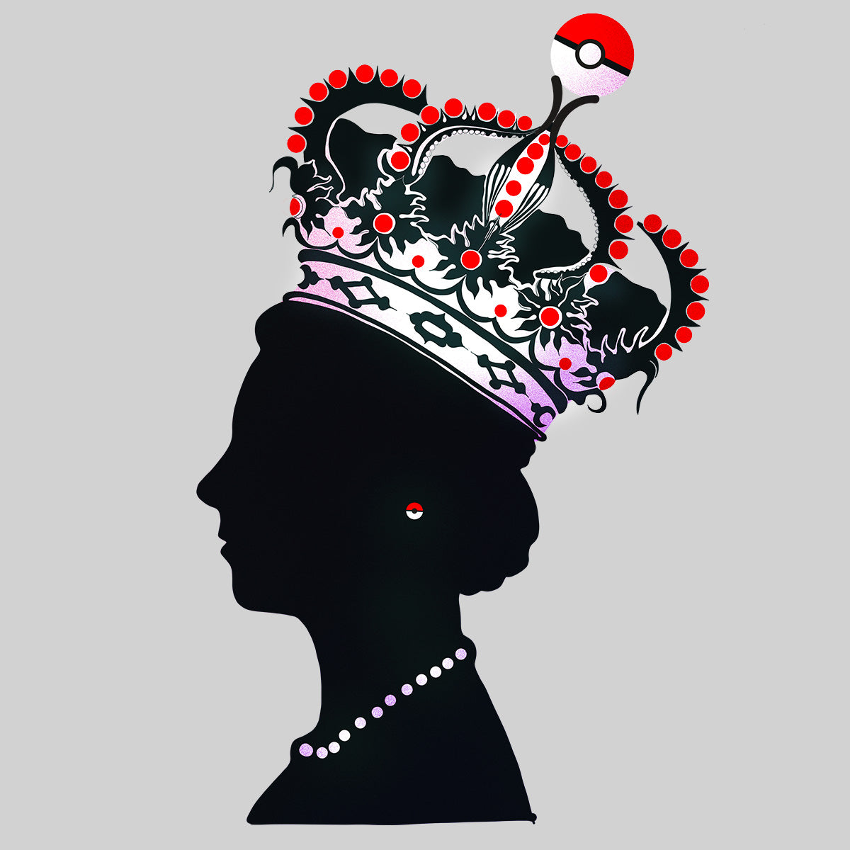 Poke the Queen - Unique Pokemon Queen Design - Kuzi Tees