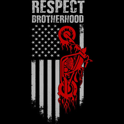 American chopper biker outlaw with USA Flag Tank Top - Kuzi Tees