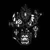 Hands with occult & mystic dark symbols Skull & Pentagram - Kuzi Tees