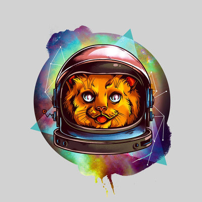 Awesome Cosmic Kitty T-Shirts with an Attitude - Kuzi Tees
