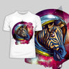 Awesome Cosmic Zebra - T-shirt with an Attitude - Kuzi Tees