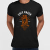 Cafe Racer With Sketch Of Motorcycle Minimal Design - Kuzi Tees