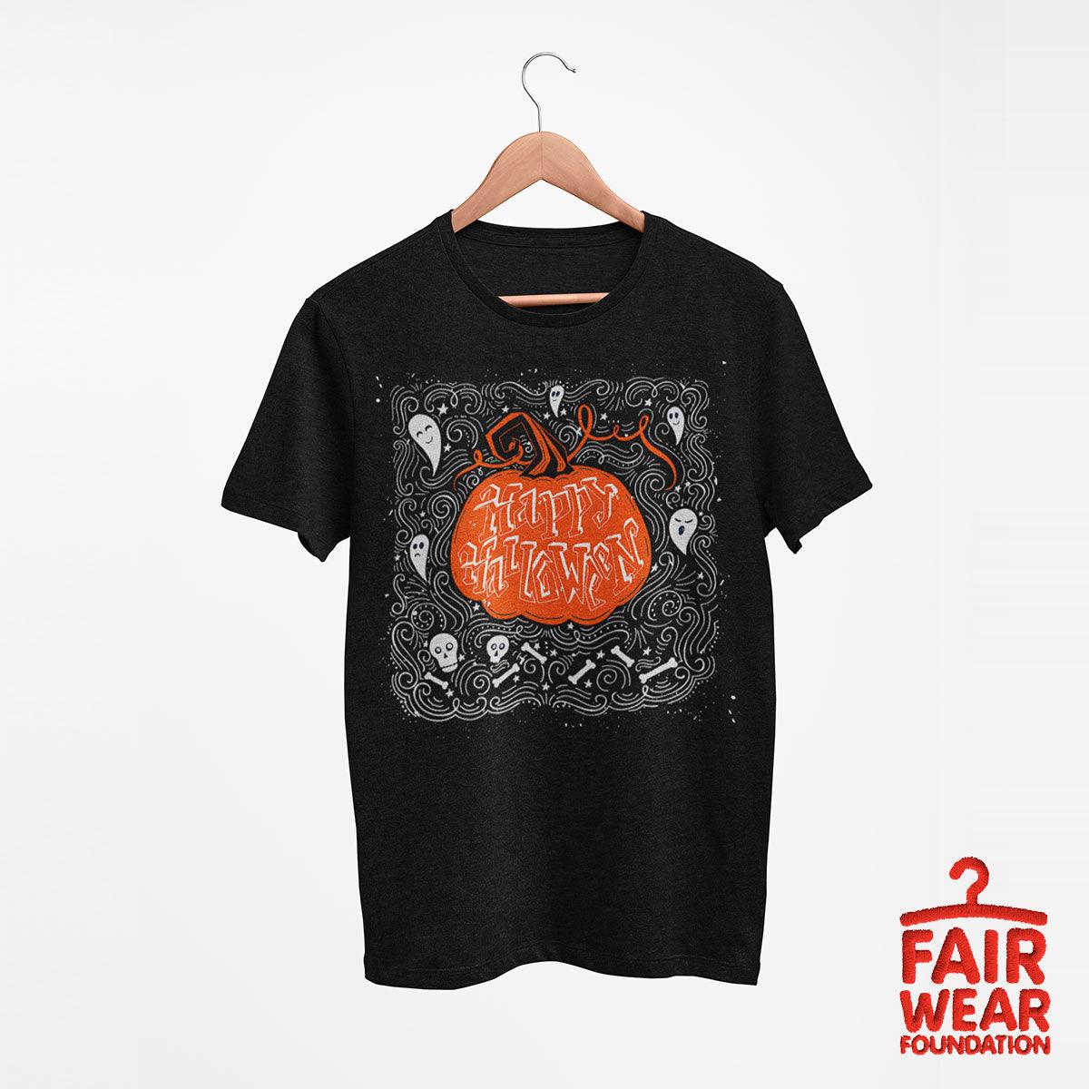 Halloween Happy Halloween Pumpkin festive t-shirts - Kuzi Tees