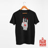 Hellish Sign with Pentagram chain Unique Occult T-Shirt - Kuzi Tees