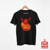 Flareon Flame and Fire & Flame Pokemon Go Generation One Black Crew Neck T-shirt - Kuzi Tees
