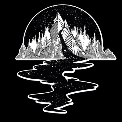 Promotion Old Skool River Full Of Stars - Kuzi Tees