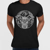 Biker Motorcycle Nature Adventure Minimal Art Drawing T-shirt - Kuzi Tees