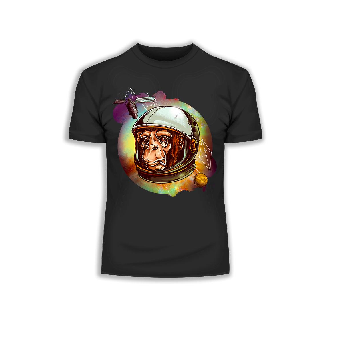 Awesome Cosmic Chimp T-Shirt with an Attitude - Kuzi Tees