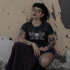 Demon Skull With Sparkling Eyes - Kuzi Tees