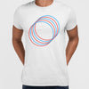 Modern Geometric Elements - Line Dots & Shapes Printed t-shirts Unisex Sample 18 - Kuzi Tees