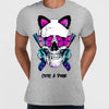 Cute Bunny Ears Skull T-shirts with an Attitude For men and women - Kuzi Tees
