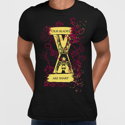 Pop Culture T-Shirt Game of Thrones - Our Blades Are Sharp - Kuzi Tees
