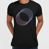 Modern Geometric Elements - Line Dots & Shapes Printed t-shirts Unisex Sample 18 - Kuzi Tees