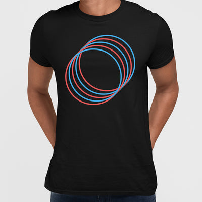 Modern Geometric Elements - Line Dots & Shapes Printed t-shirts Unisex Sample 18 - Kuzi Tees