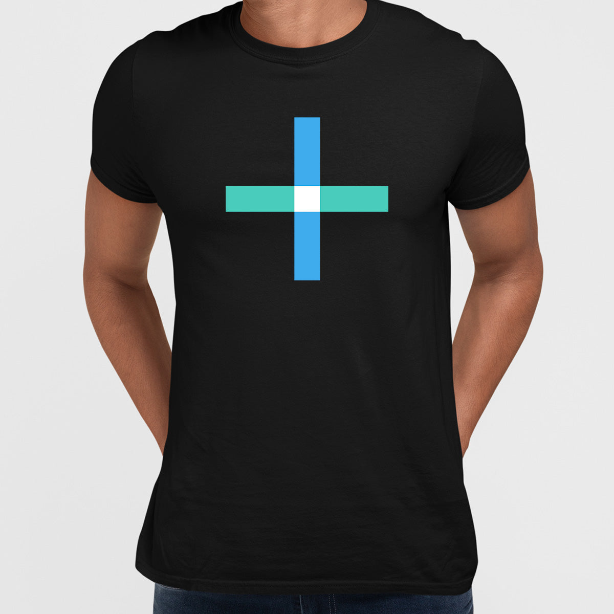 Modern Geometric Elements - Line Dots & Shapes Printed t-shirts Unisex Sample 11 - Kuzi Tees