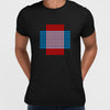 Modern Geometric Elements - Line Dots & Shapes Printed t-shirts Unisex Sample 16 - Kuzi Tees