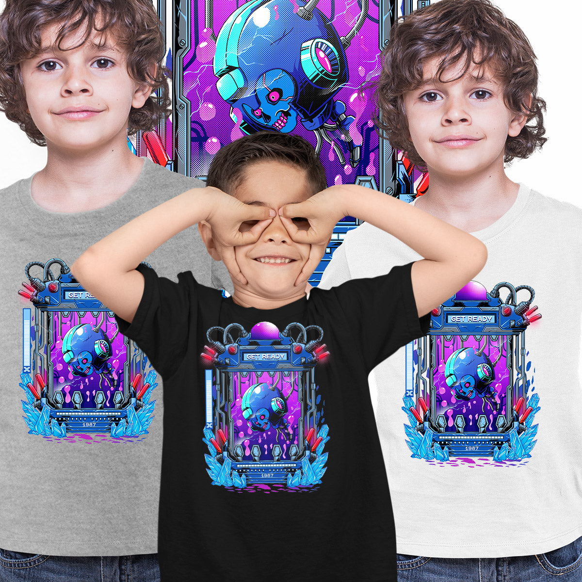 Mega Man Rockman Kids T-shirt