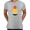 Summer Snowman Art Print T-Shirt Abstract Design Short Sleeve Round Neck Funny Unisex T-shirt - Kuzi Tees