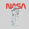 NASA Imagine Love Is In The Air Astronauts Floating in the Space T-Shirt - Kuzi Tees