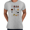 Rabbits breeds chart Typography Unisex T-shirt - Kuzi Tees