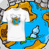 Tiny planet Earth ecology problem for the world - Kuzi Tees