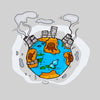 Tiny planet Earth ecology problem for the world - Kuzi Tees